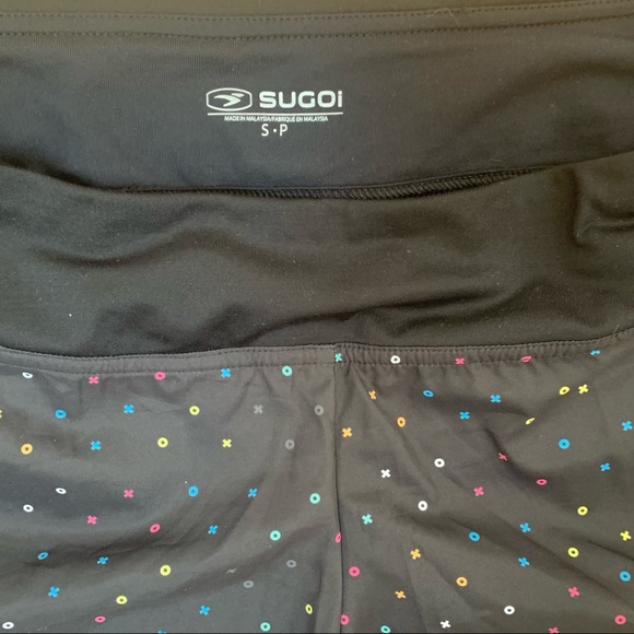 Sugoi Running Shorts Black Patterned Women's Size S - Picture 9 of 10